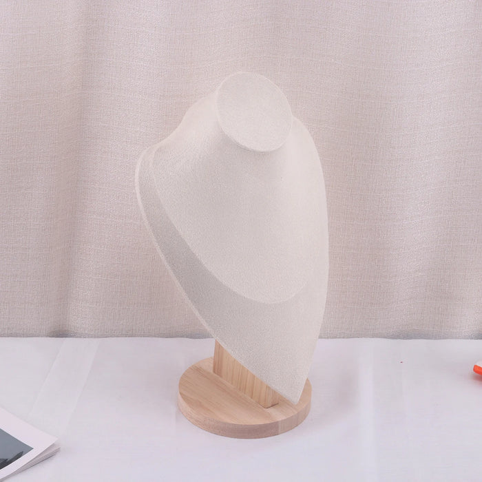 Velvet Necklace Display Bust — Pendant & Jewellery Mannequin Stand