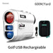 Laser Rangefinder 600m / 1000yd — Slope Compensation for Golf & Hunting