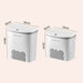 Cabinet Compost Bin with Lid — 6L or 10L, Wall‑Mount or Free‑Standing