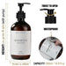 Set of 5 Amber 500ml Refillable Pump Bottles – Empty Dispensers for Shampoo, Conditioner, Hand & Dish Soap
