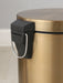 Modern 5L Stainless Steel Foot Pedal Bin — Champagne Gold