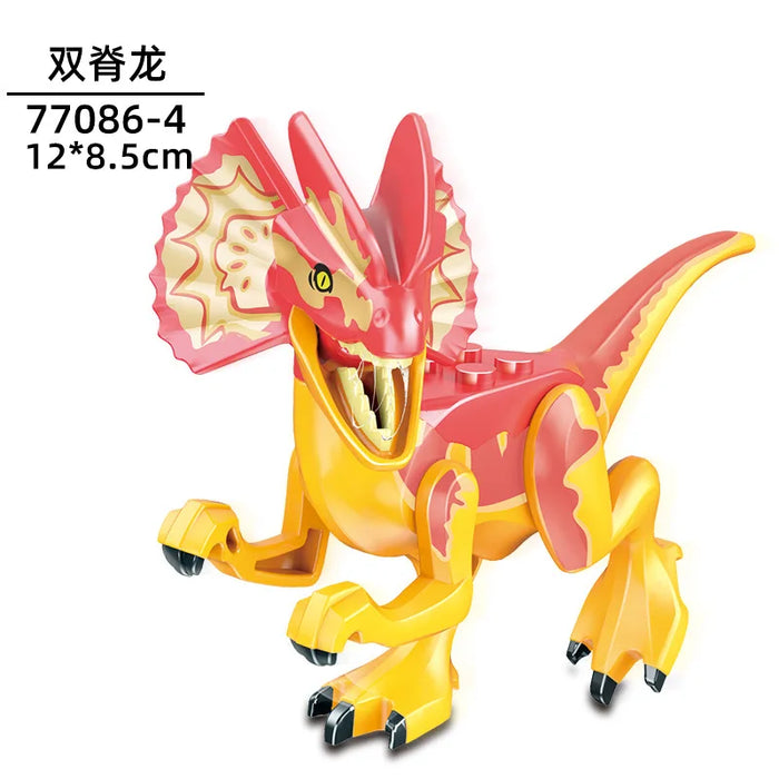 Tyrannosaurus Rex Building Block Figure — Jurassic Dinosaur Brick Toy (LEGO-compatible, 1pc)