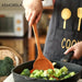 4-piece Wooden Kitchen Utensil Set — Shovel, Scoop, Spatula & Spoon