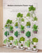 Metal Plant Stand — 4/6/8-Tier Flower Pot Rack, White or Dark Grey