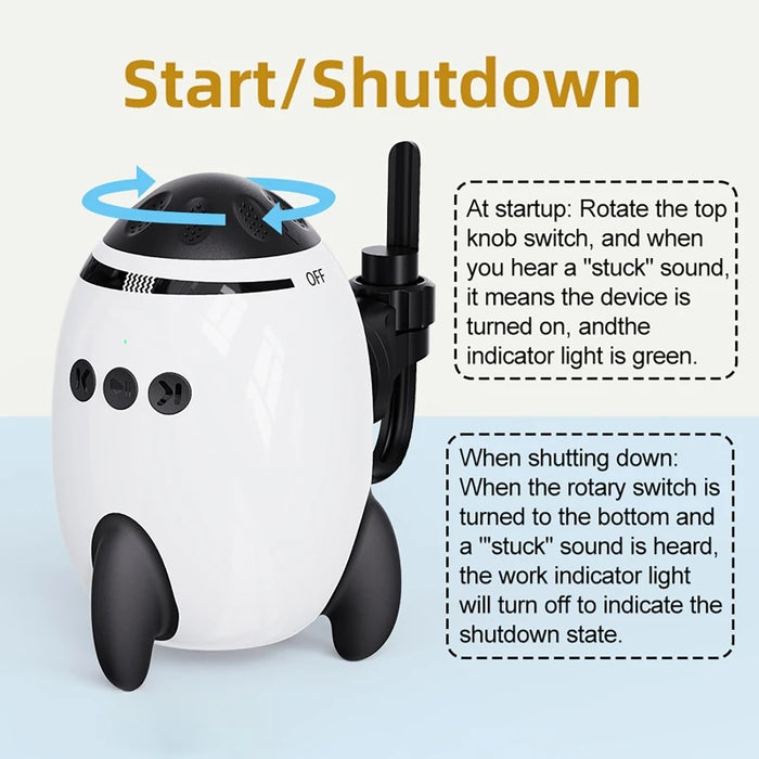 Portable Stroller Rocker — Vibrating Soother with White Noise & Bluetooth Speaker