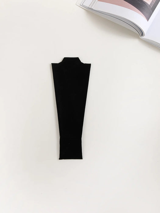 Velvet Necklace Display Bust – Pendant Organiser, Black