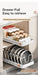 Under-Cabinet Pull-Out Pots & Pans Organiser — Sliding Tray with 8 Adjustable Dividers