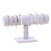 T-shaped Jewellery & Watch Display Stand - Vertical Desktop Bracelet Holder