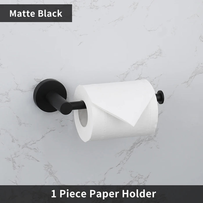 SUS304 Stainless Steel Wall-Mount Toilet Roll Holder — Multiple Finishes