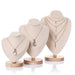 Wooden Jewellery Bust — Mannequin Necklace Stand and Display Prop