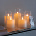 3-piece USB Rechargeable LED Pillar Candles with Remote & Timer
