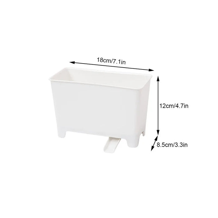 Kitchen Waste Bin with Filter for Food Residue and Soup — Sink-side Recycling Bucket