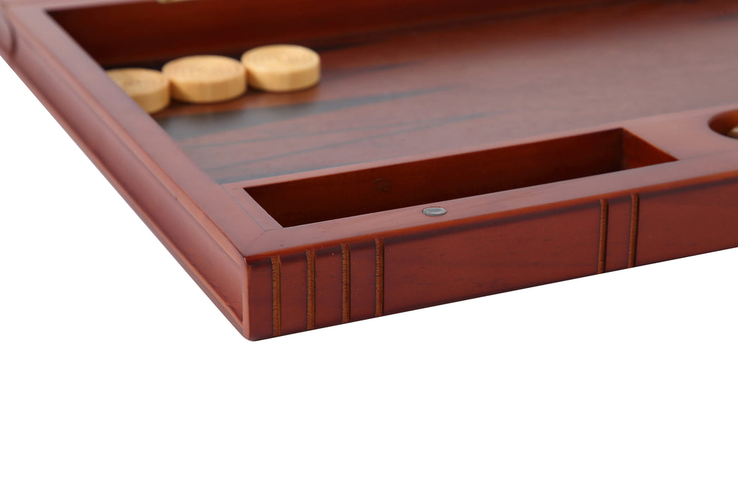 Foldable Wooden Backgammon Set — Portable Classic for Family & Travel (Random Style)