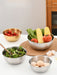 Stainless Steel Cooking Mixing Bowl with Scale — Large Capacity