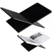 Acrylic Book Stand — Folding Display Holder for Cookbooks, Bibles & Texts (S/L, Black/White/Clear)