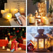 USB Rechargeable Flameless Tea Lights with Remote & Timer – 6 Pack Warm White