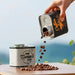 Sealed Coffee Bean Jar – Tinplate Storage, Moisture-Proof (Single or 2‑Pack)