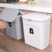 Kitchen Compost Bin — 9L Hanging Bin with Odour-Sealing Lid