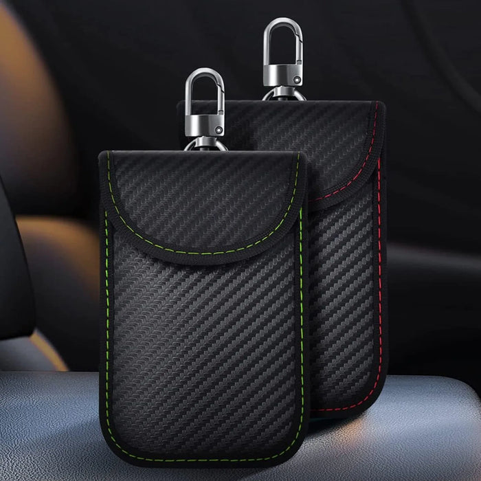 Double Pack Faraday Signal-Blocking Box for Car Keys & Phones — RFID Anti-Theft, Universal