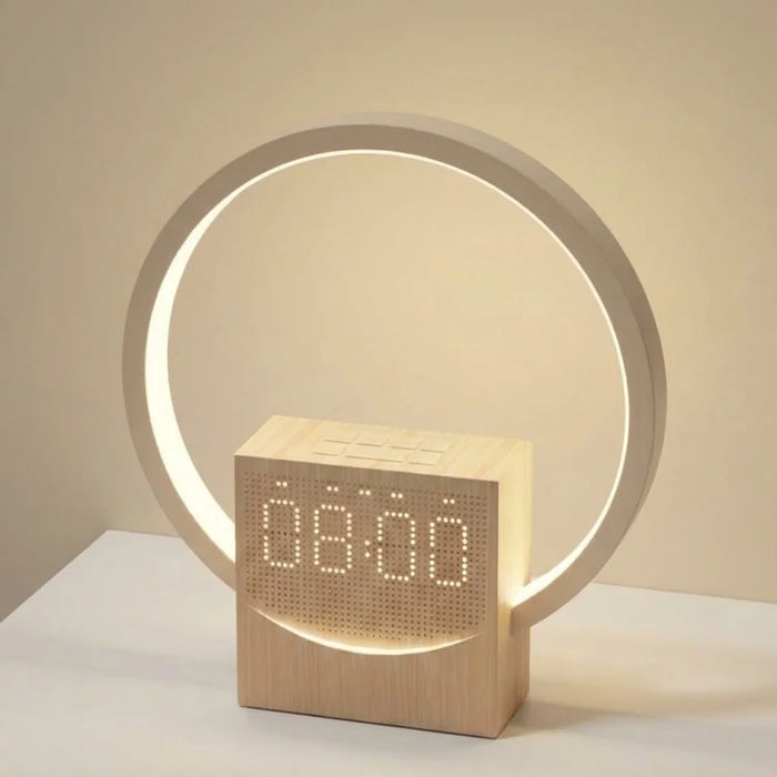 Sunrise Wake-Up Light Alarm Clock with Bluetooth Speaker and White Noise (White)