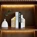 Travertine Marble Bookend — Natural Stone Desk & Bookshelf Accent (1 Piece)