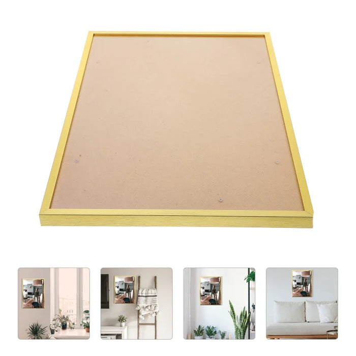 A3 Aluminium Photo Frame (30 x 42 cm) — Gold or Black, Wall or Desktop
