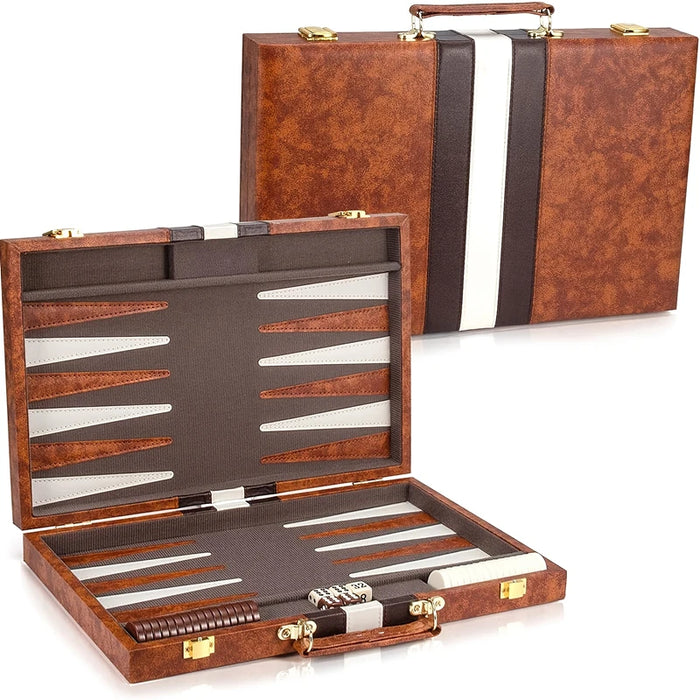 38cm (15in) Folding Game Board — Classic Chess & Checkers Travel Edition