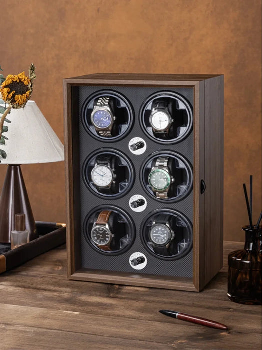 Single Automatic Watch Winder — Compact Rotating Desktop Winder