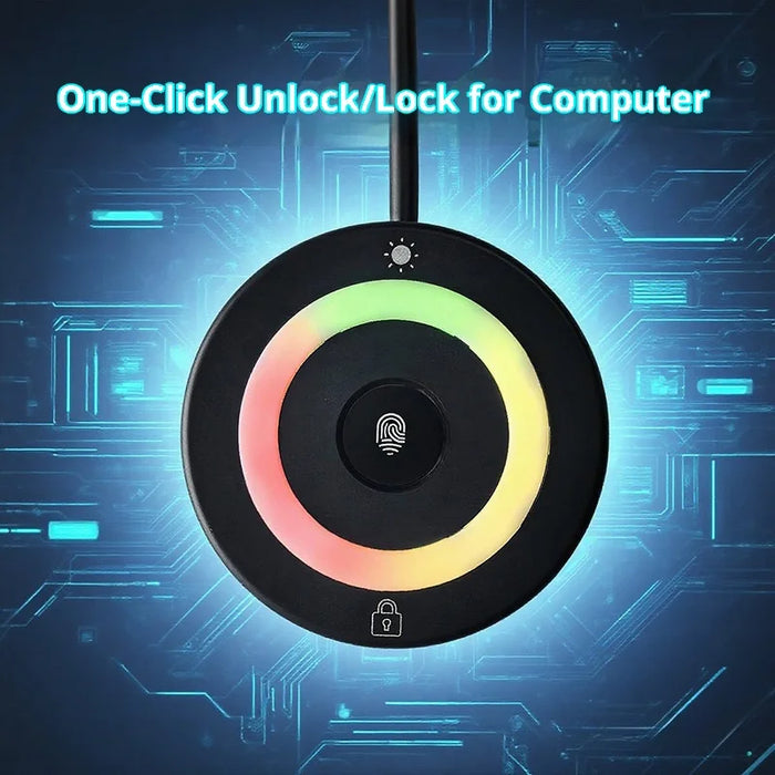 USB Fingerprint Reader for Windows Hello (Windows 10 & 11) – Biometric Login Module