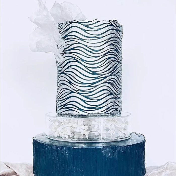 Clear Refillable Acrylic Cake Display – Round, Square or Hexagonal (3mm)