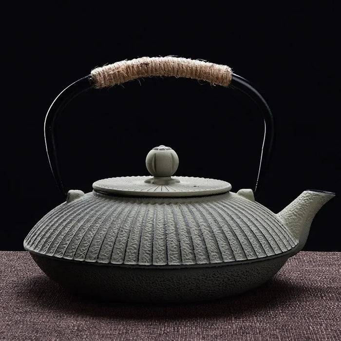 800ml Cast Iron Teapot – Japanese-style Kettle for Boiling Water and Tea