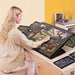 6-in-1 Tiltable Puzzle Board with 6 Drawers — Fits 1,000 Pieces