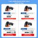 2D/1D Handheld Barcode Scanner — Wired, 2.4G Wireless & Bluetooth QR Reader