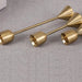 Gold Metal Candle Holder — Aluminium Candlestick for Tables & Events