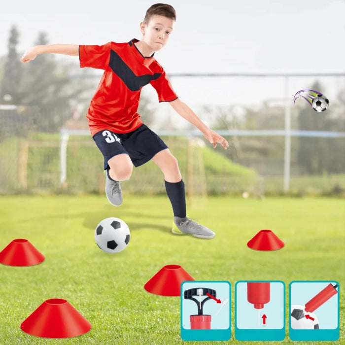 Portable Pop-Up Football Goal — Foldable Training Net for Garden, Indoor & Outdoor