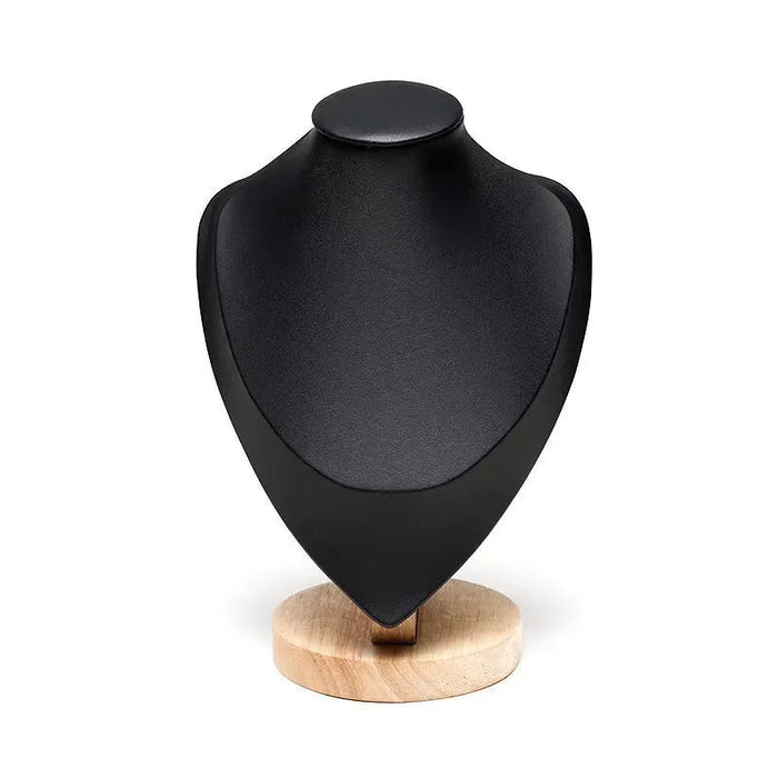 Wooden Jewellery Bust — Mannequin Necklace Stand and Display Prop