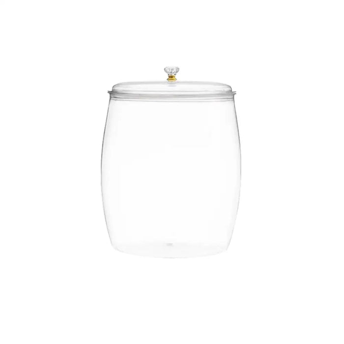 Multi‑functional Lidded Storage Jar — 2.2L to 18L Clear Acrylic