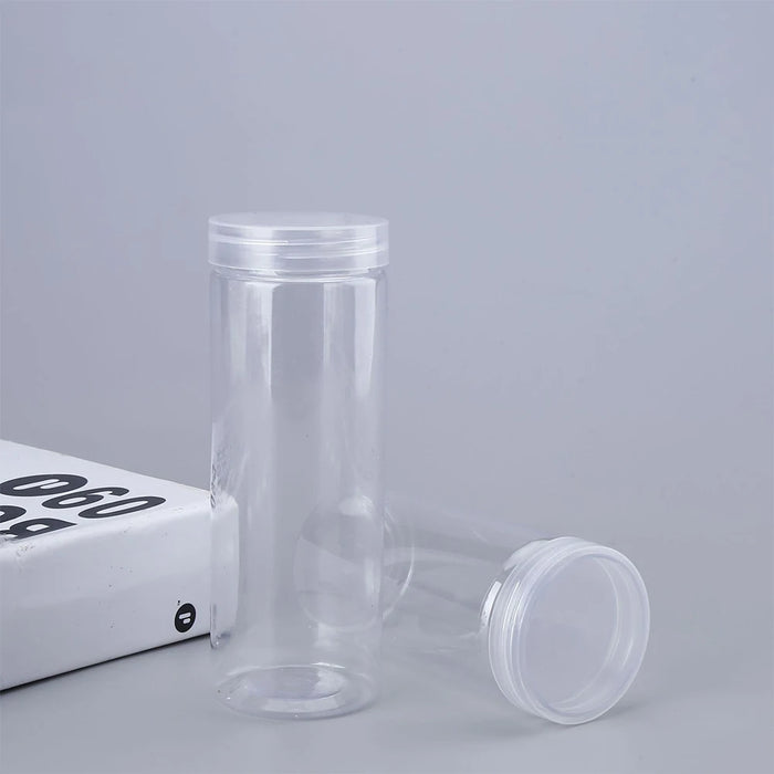 30 Clear Food-Grade PET Storage Jars with Lids – Assorted Sizes