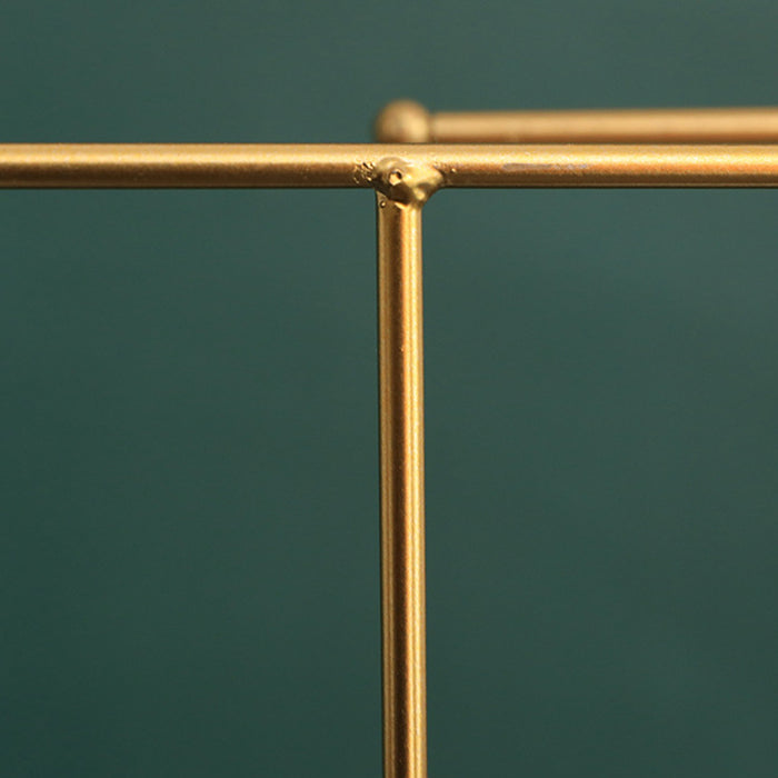 T-shaped Jewellery Display Stand — Wood & Metal, Gold and Black options