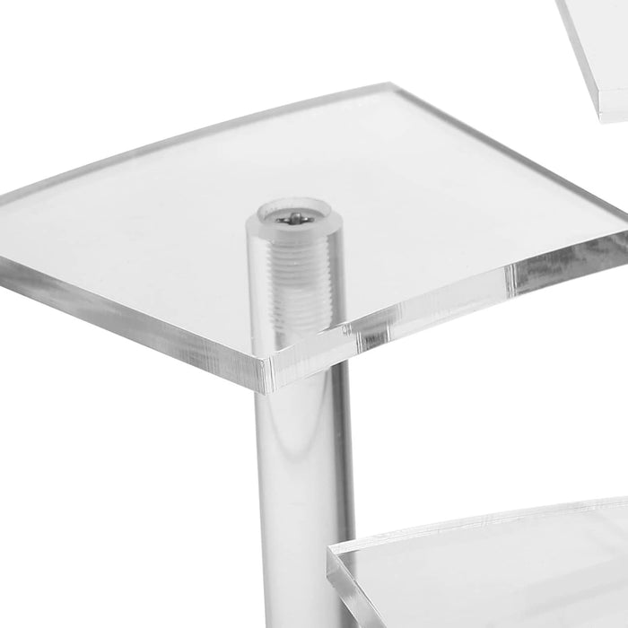 8/10-Tier Acrylic Display Riser Shelf — Layered Stand for Action Figures, Perfume & Desserts