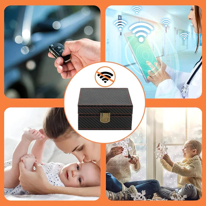 Faraday Box RFID Key Fob Protector — Signal-Blocking Car Key Shield (3 Sizes)