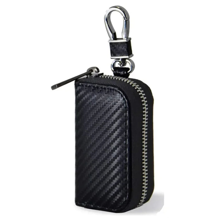 Faraday Key Fob Signal Blocking Pouch – PU Leather RFID Guard
