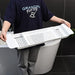 Extendable Bathtub Shelf Tray – Plastic Bath Rack for Towels & Books (White/Black)