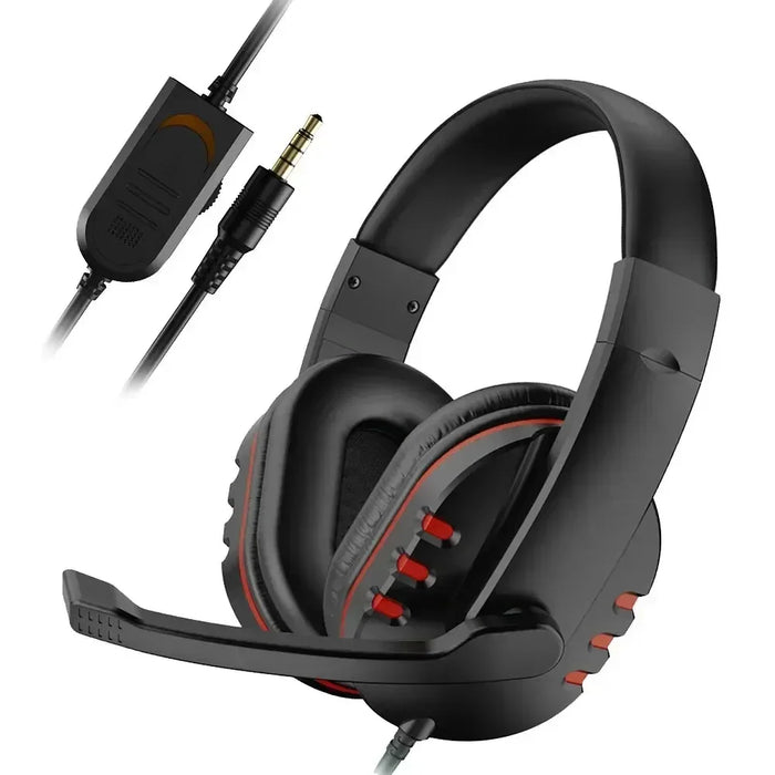 3.5mm Wired Gaming Headset with Microphone for PS4, PC & Smartphones