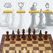 3-in-1 Wooden Chess, Checkers & Backgammon Set — Foldable 29 x 29cm Board