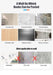 Drill-Free Stainless Steel Wall-Mounted Paper Towel & Toilet Roll Holder