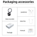 32GB Keychain Voice Recorder — Mini Digital Dictaphone, MP3 Player with Noise Reduction