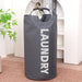 Large 90L Oxford Laundry Bag with Padded Handles – Foldable Clothes Storage