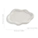 Cloud-Shaped Jewellery Tray – Plastic PP Organiser (19.5×13.5×1.5cm) – White or Silver