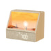 Sunrise Wake‑Up Light with White Noise, Bluetooth Night Lamp (Wood Grain)